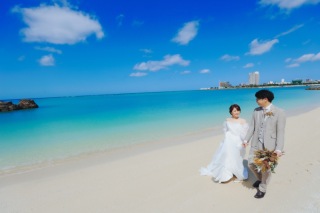 ど晴天!!天気に恵まれたビーチ撮影♪