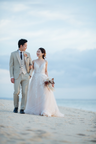 瀬底ビーチでのサンセット♪