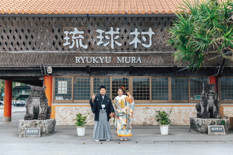 沖縄フォト婚×有名観光スポット