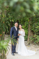 フクギ並木とビーチ