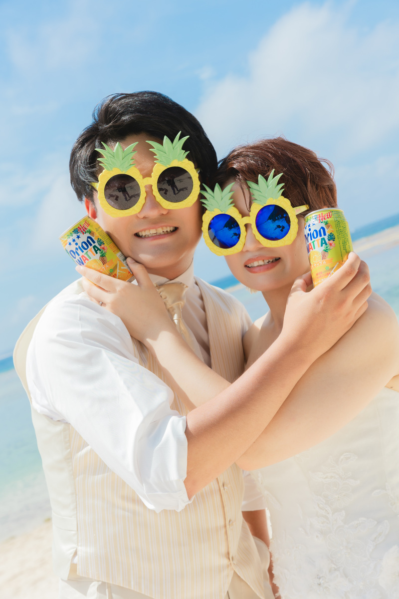 【スタジオSUNS】真夏の沖縄でビーチ撮影