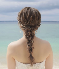 編みおろしアレンジ