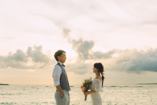 瀬底ビーチサンセット撮影