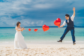 瀬底ビーチ+サンセット撮影・:*