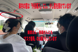 コロナ対策「ロケーション撮影の車内編」
