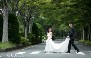 持込みブーケで撮影いたしました。