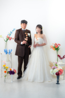 花の魔法に包まれて――「マリエフルーリィ」で叶えるウエディングドレスの夢フォト