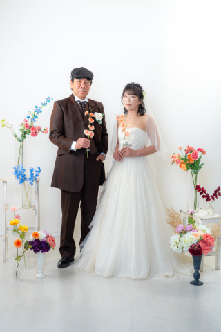 花の魔法に包まれて――「マリエフルーリィ」で叶えるウエディングドレスの夢フォト