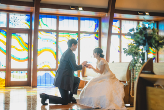 【04】海が広がるホテルアンビア松風閣で、おしゃれなフォトウェディングを実現！