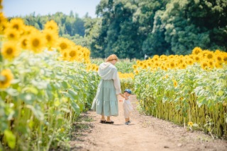 夏満喫!ひまわり畑!!!