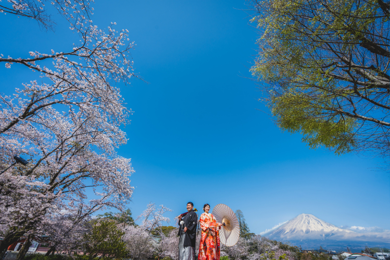 【20周年 マリエフルーリィ 3章】山中湖で叶える和装フォトウエディングの魅力