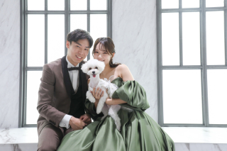 【ペット撮影可♪】大切なご家族とのフォトウェディング