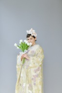 オーガンジー+色掛下で多彩にアレンジ