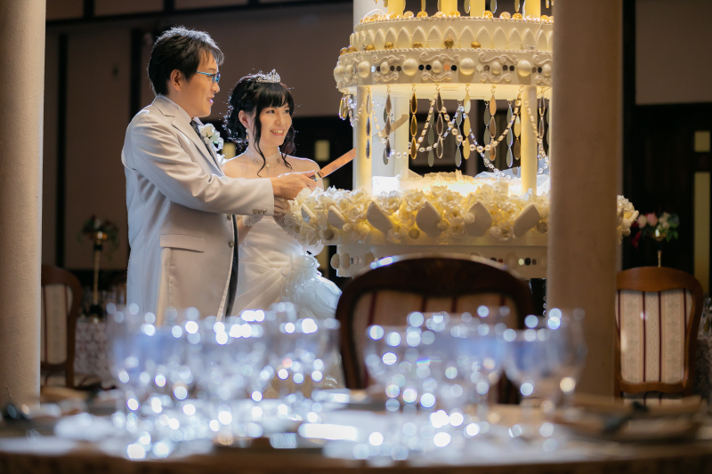 ケーキ入刀シーンをフォトウエディングで!☆