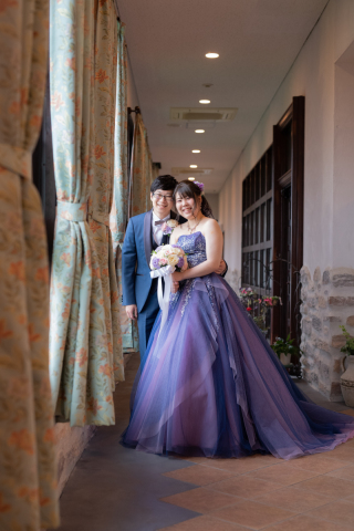 カラードレスは200着以上♡