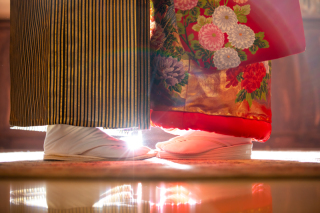 足元ショット・・・*