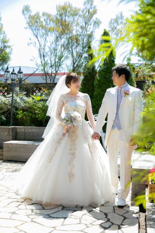 ガーデンでの撮影♪