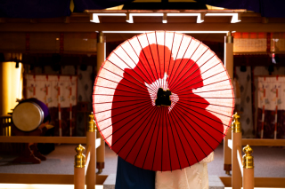 番傘ショット・・・*