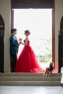 カラードレスでの撮影も♪