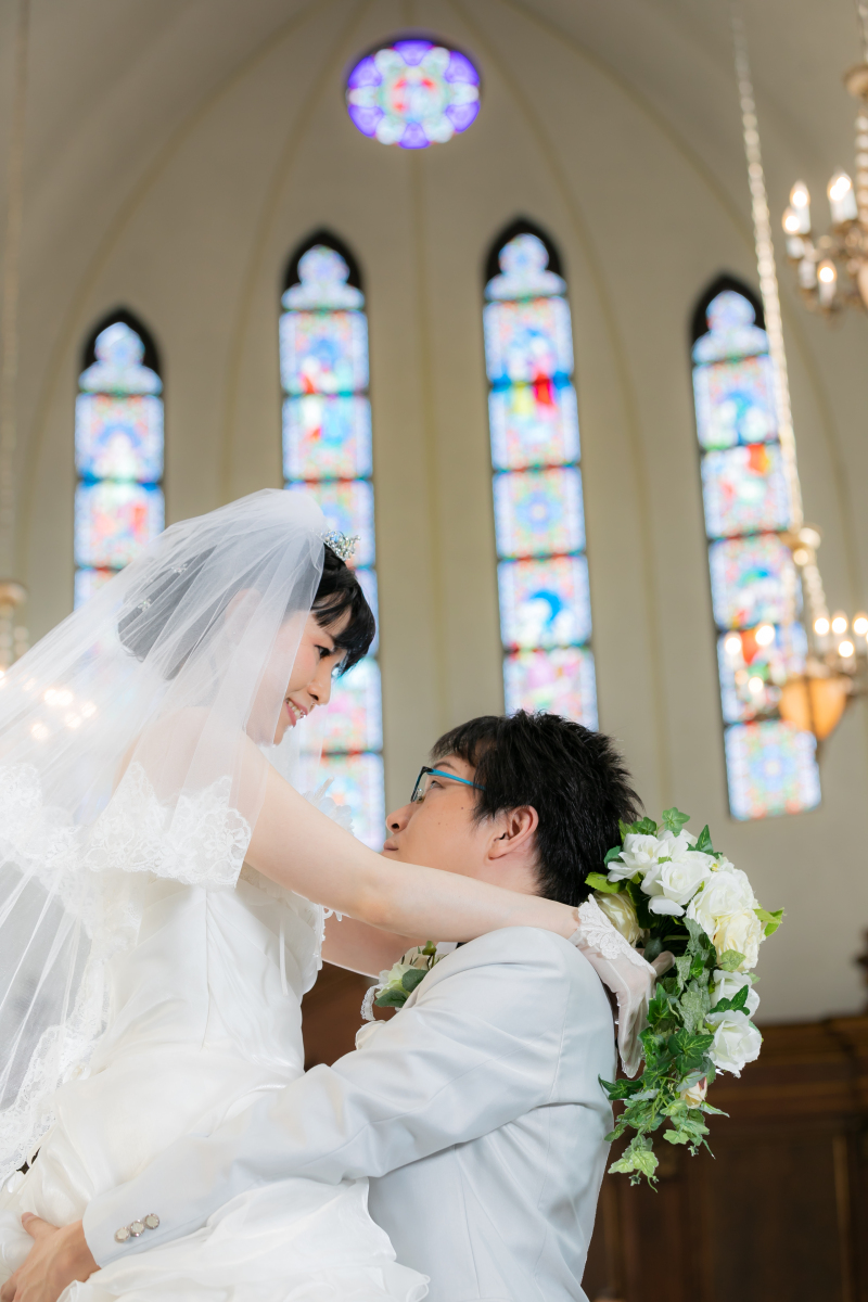 見つめ合うおふたり♡