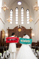 おふたりらしい一枚・・・*