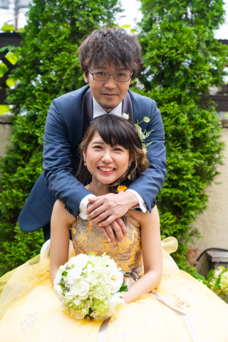 チャペル前のガーデン・・・*