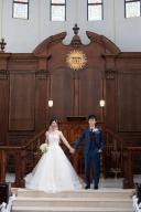 手をつないだポーズ♪