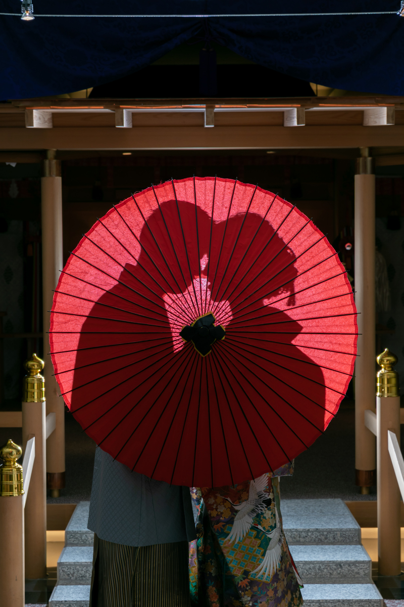 御神殿での撮影☆