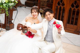 おふたりらしい一枚・・・♡