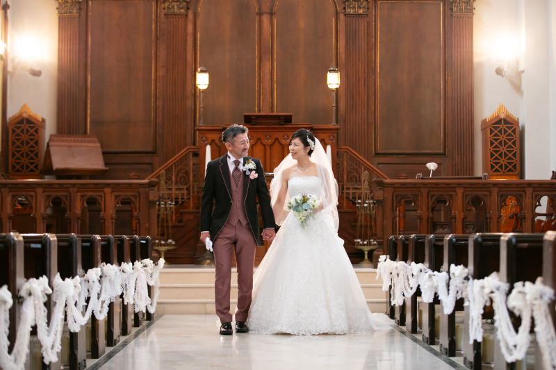 おふたりだけのバージンロード♪