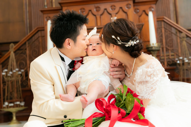 お子様とのお写真も・・・*