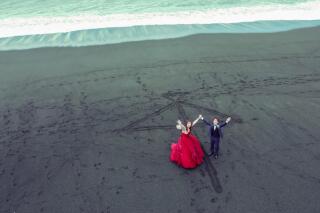 浜辺での撮影♪