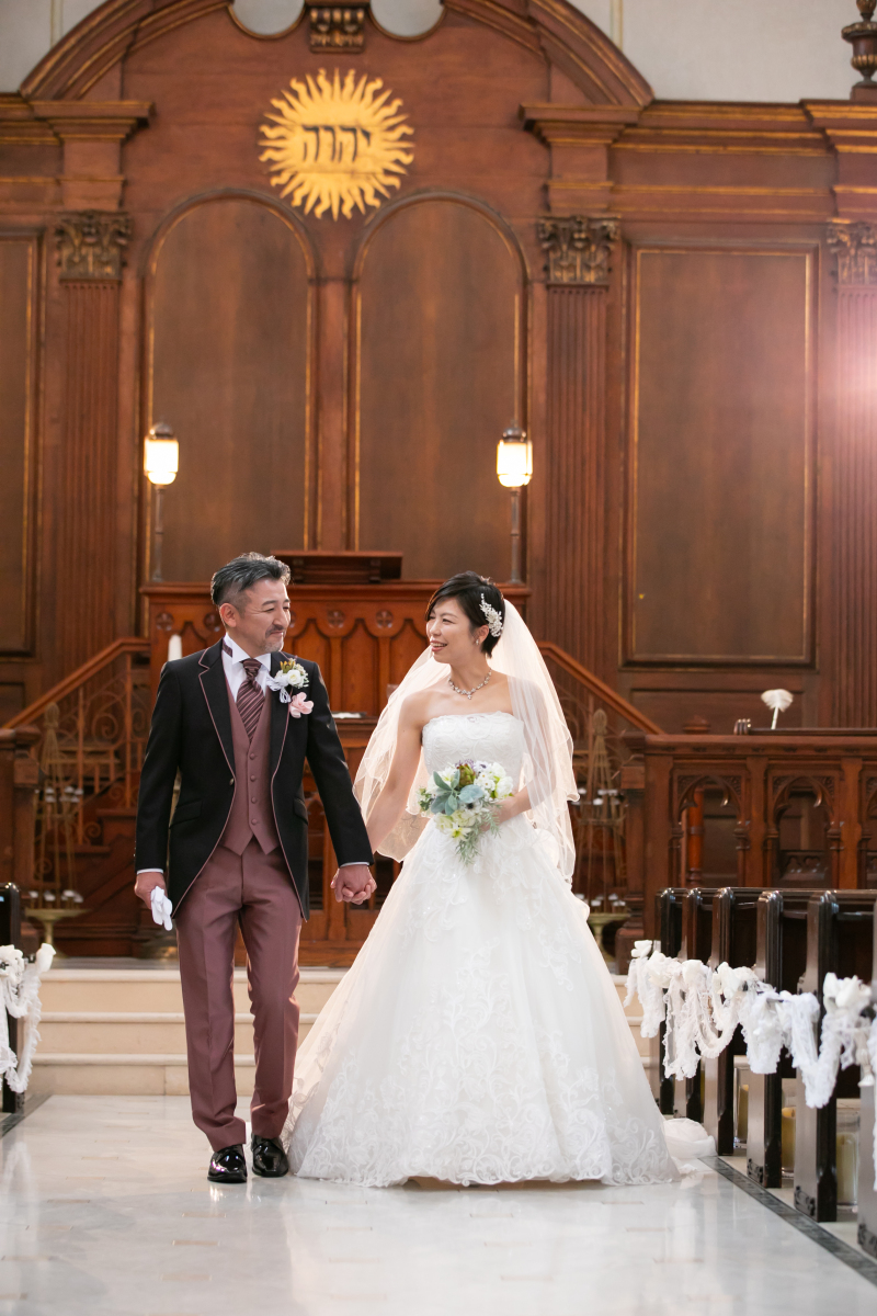 おふたりだけのバージンロード♪