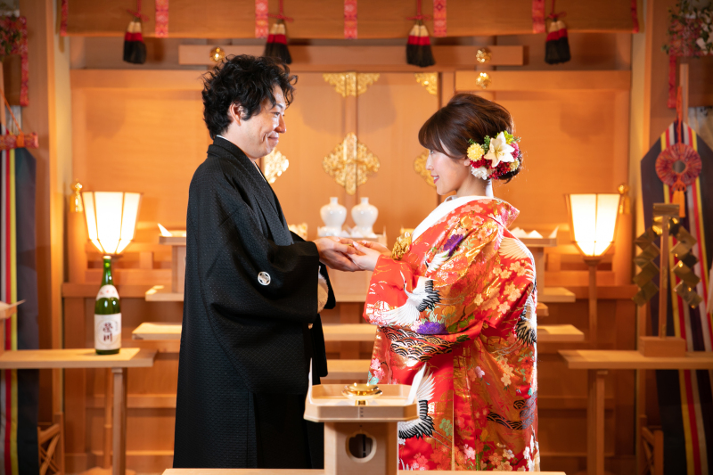 御神殿にて撮影♡