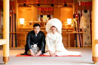 和装での一枚・・・*