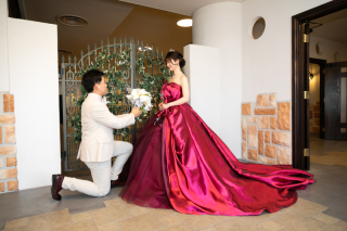 カラードレスは200着以上♡