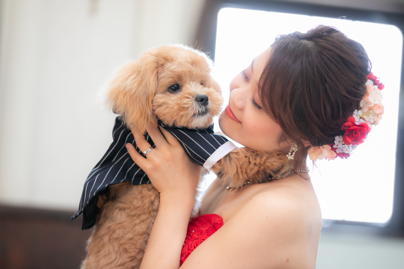 愛犬フォトもOK！
