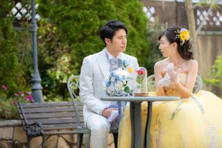 ガーデンでの撮影♪