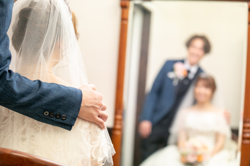お支度中に・・・♡