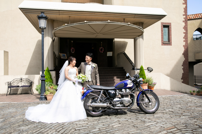 お気に入りのバイクと！