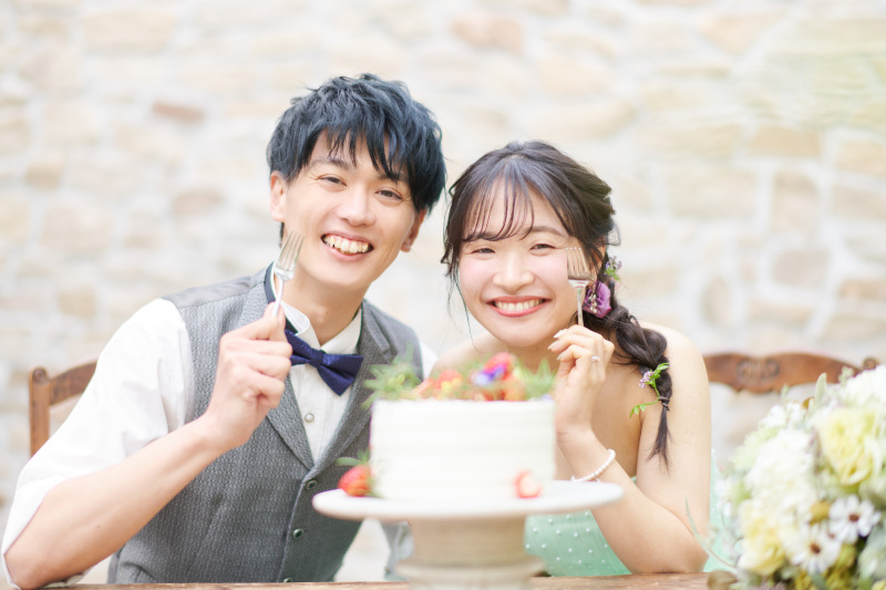 お式をされない二人には…