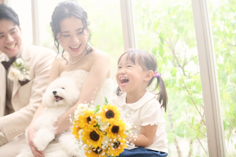 お子さまとの撮影もご安心ください♡