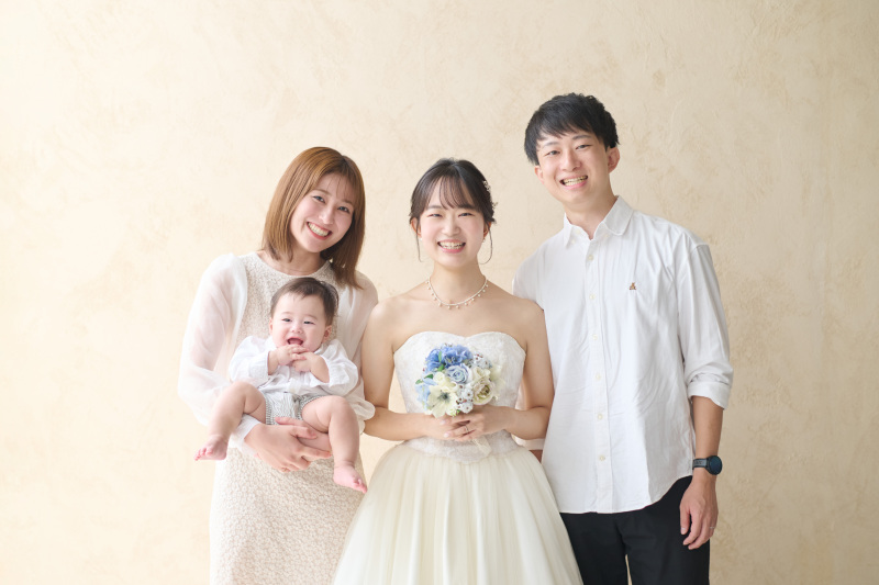 お子さまと一緒にファミリーウェディング♡