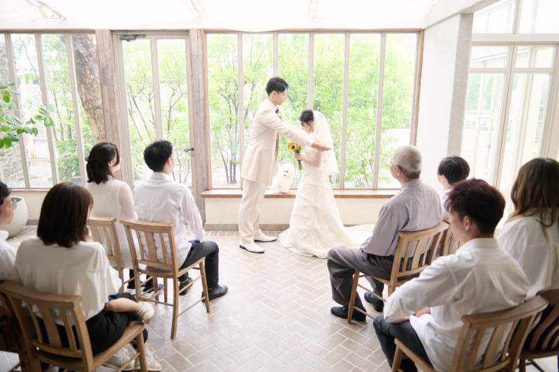 ご家族もご一緒に！カジュアルウエディング♪