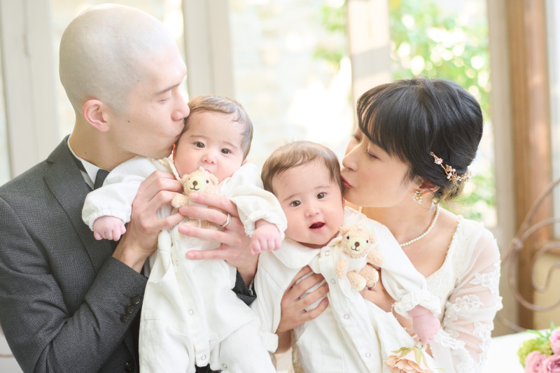 小さなお子様との撮影もご安心ください！