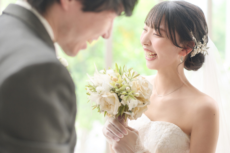 アクセサリーもブーケも全てコミコミ♡
