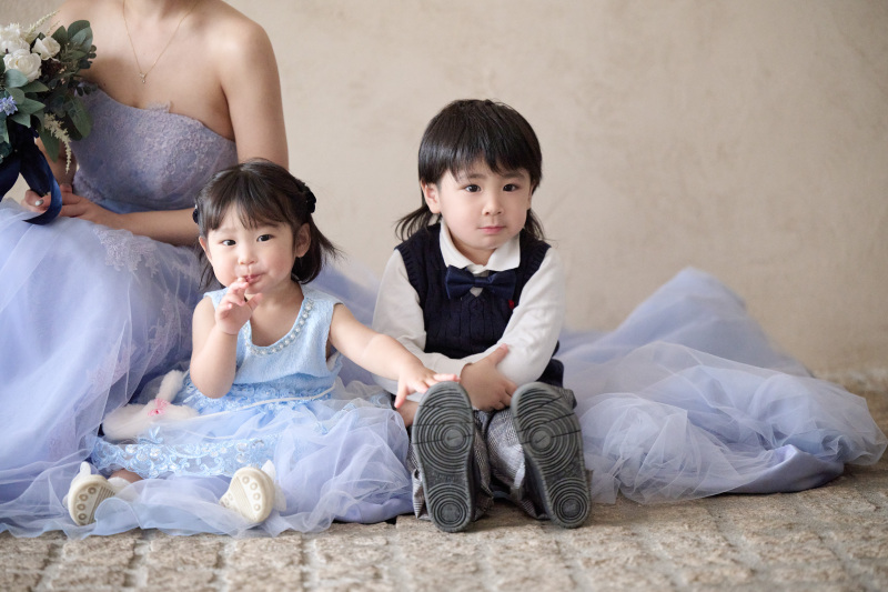 お子さまとの撮影もご安心ください♡