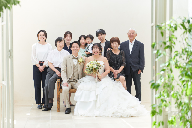 ご家族やご友人を呼んでカジュアルウエディング♡