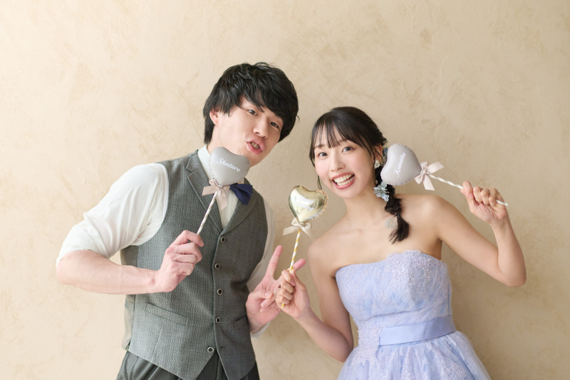 お持ち込み自由だから、お二人らしく♪