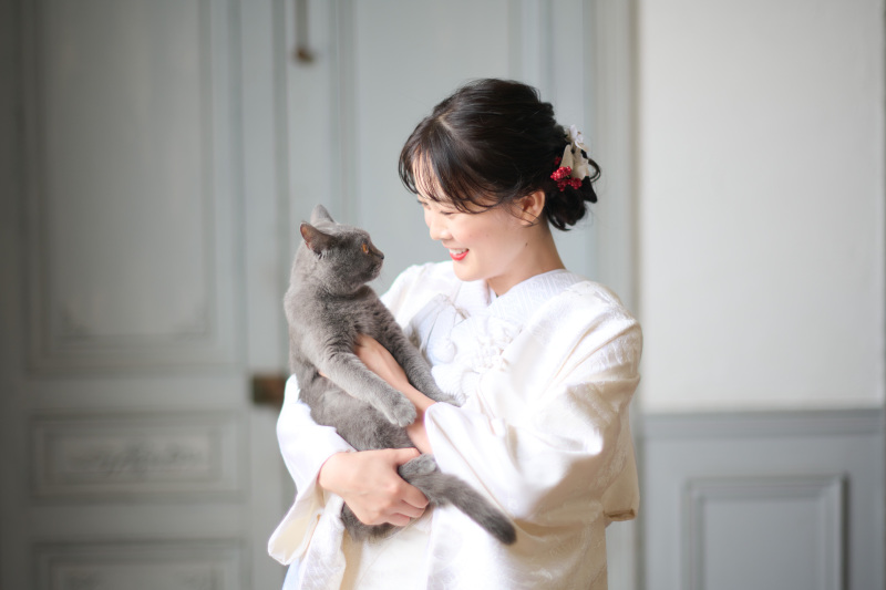 わんちゃん猫ちゃんの抱っこもOK！